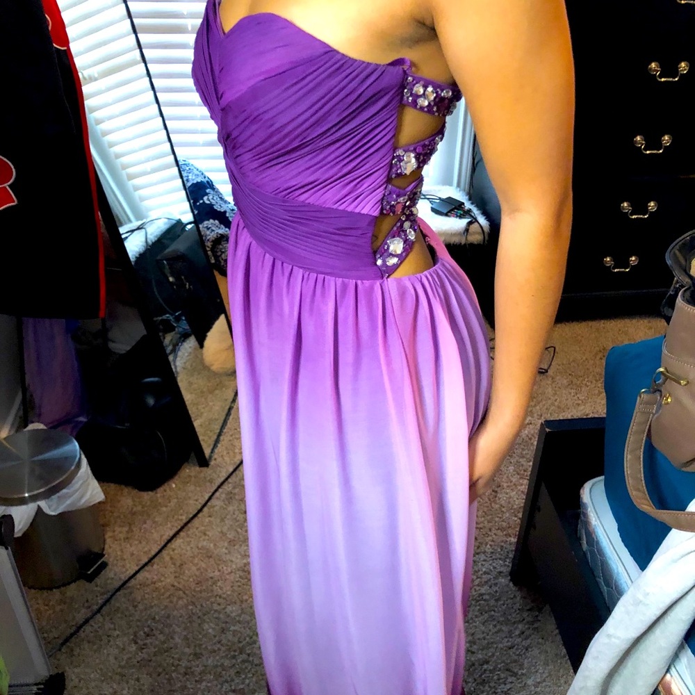Purple Ombré Formal Dress/Prom Dress
